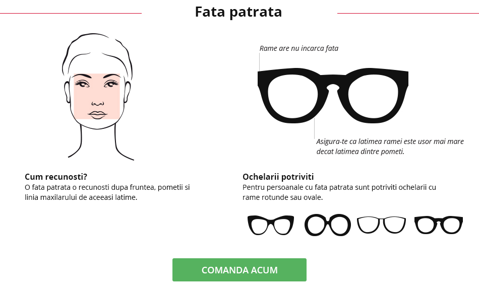 alege ochelari pentru vedere)