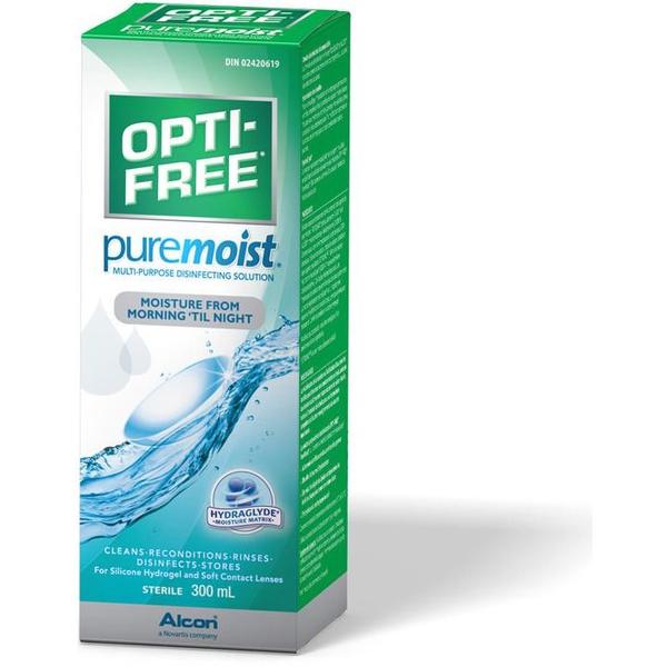 Solutie intretinere lentile de contact Alcon Opti-Free Pure Moist 300 ml
