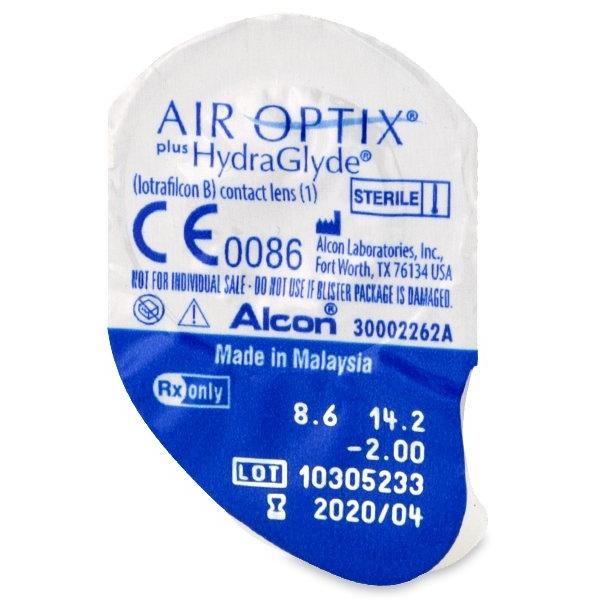Lentile de Contact Alcon Air Optix plus HydraGlyde 6 buc.